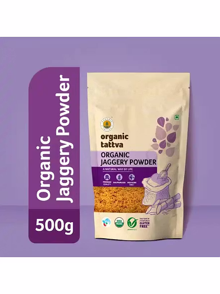 Org Tattva Jaggery Powder (500 G)-1