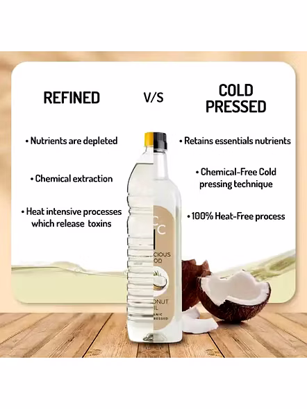 Conscious Food Coconut Oil Cold Press (250 Ml)-2