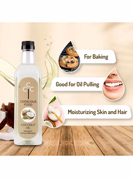 Conscious Food Coconut Oil Cold Press (250 Ml)-3