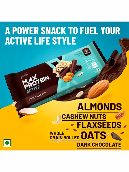 Rite Bite Max Protein Choco Slim Bar 20G Protein (67 G)-2122