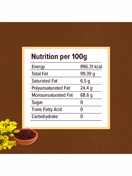 Conscious Food Mustard Oil (1 Lt)-1