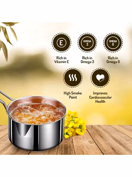 Conscious Food Mustard Oil (1 Lt)-2