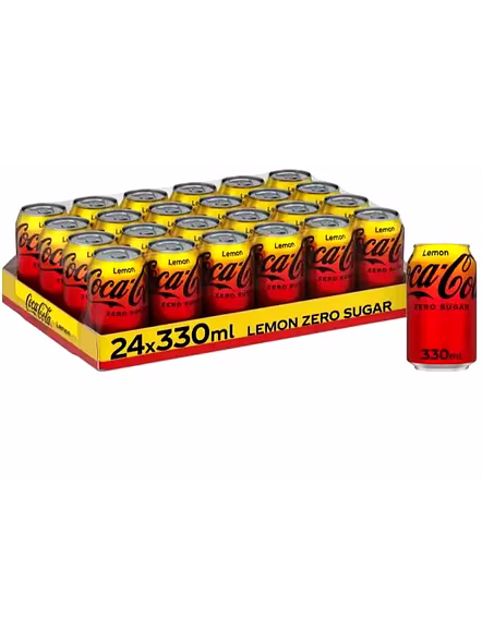 Coca Cola Zero Sugar Lemon Tin (330 Ml)-2136