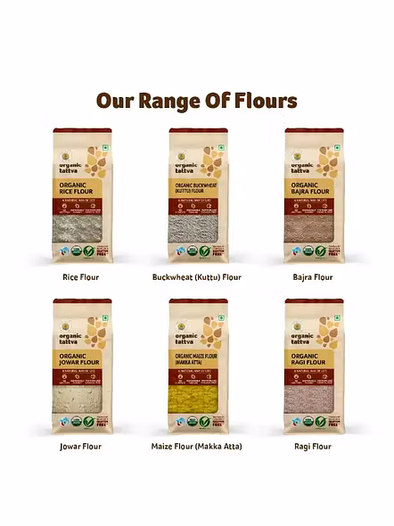 Org Tattva Whole Wheat Flour (1 Kg)-3