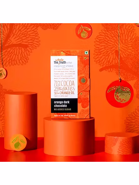 The Whole Truth Orange Dark Chocolate (80 G)-2150