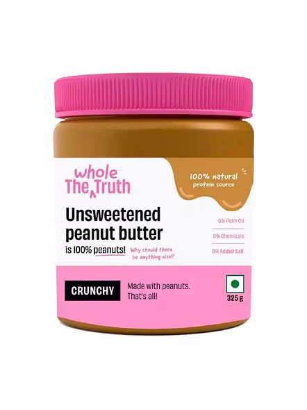 The Whole Truth Peanut Butter Cruncy Unsweeted (325 G)-2155
