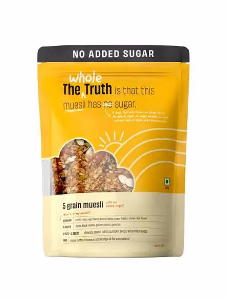The Whole Truth Muesli 5 Grain Sugar Free (350 G)-2161