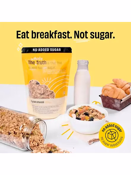 The Whole Truth Muesli 5 Grain Sugar Free (350 G)-1