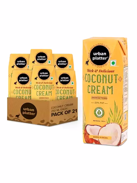Urban Platter Coconut Cream Natural (250 Ml)-2163