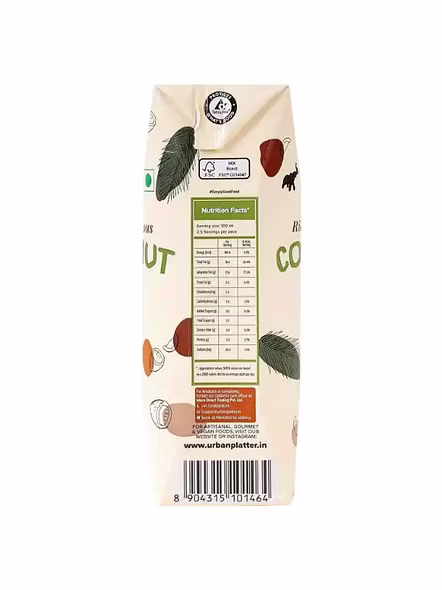 Urban Platter Coconut Milk Natural (250 Ml)-1