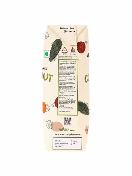 Urban Platter Coconut Milk Natural (250 Ml)-2
