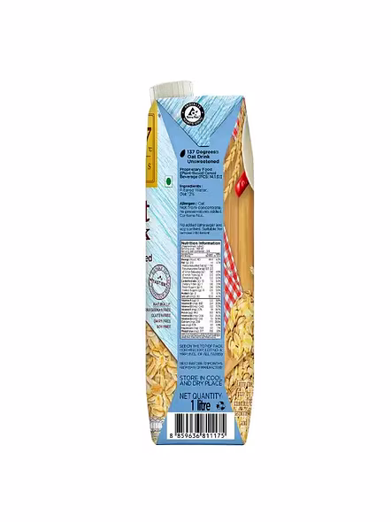 137 Oat Milk Unsweetened (1 Lt)-3