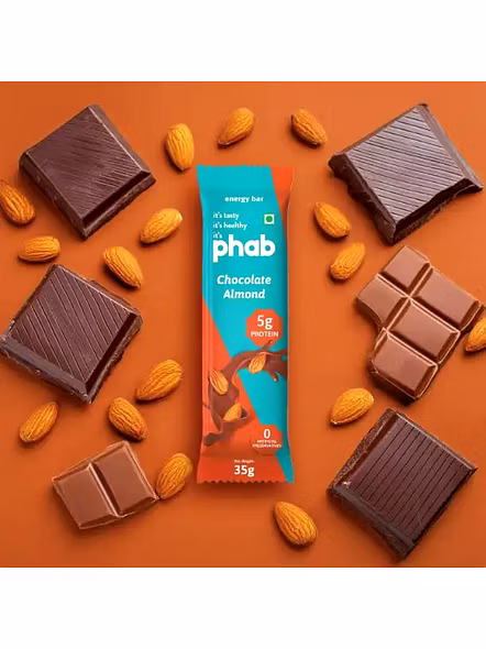 Phab Protein Bar Chocolate Almond (35 G)-1