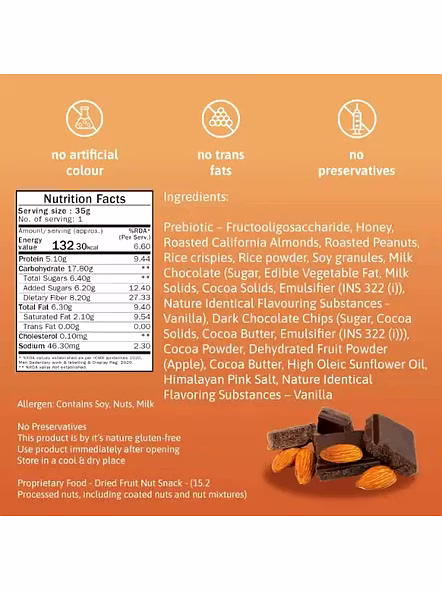 Phab Protein Bar Chocolate Almond (35 G)-3