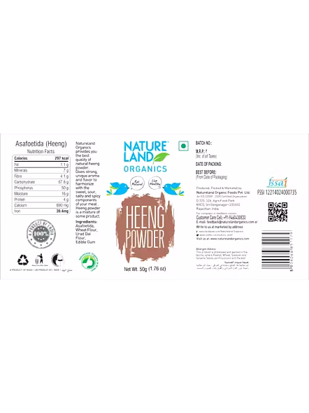 Nature Land Organic Heeng Powder (50 G)-1