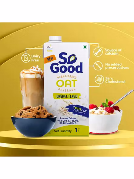 So Good Oat Milk Unsweetened (1 Lt)-2