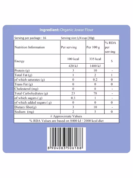 24 Mantra Jawar Flour (500 G)-1