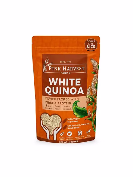 Pink Harvest Quinoa Seeds White (500 G)-2190