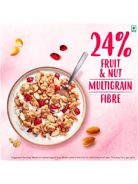 Kelloggs Granola Almond Cran Pouch (460 G)-1