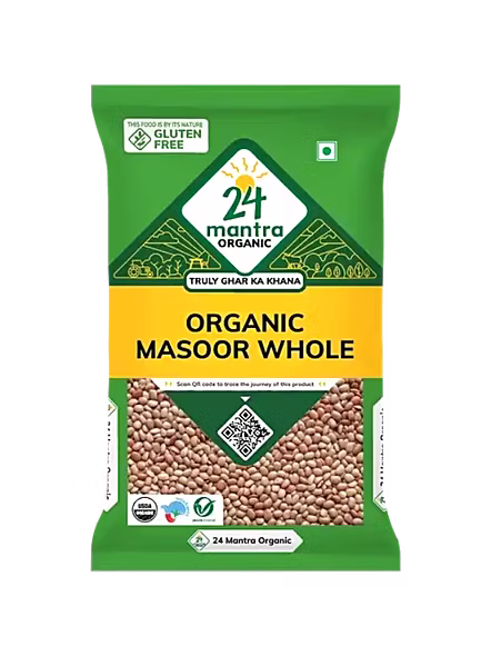 24 Mantra Masur Whole (500 G)-2201