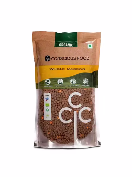 Conscious Food Whole Masuoor (500 G)-1