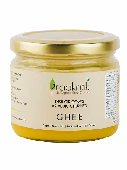 Praakritik Cow Ghee Desi (220 Ml)-2209
