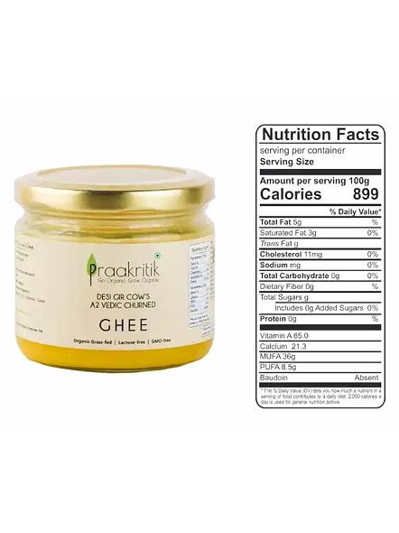 Praakritik Cow Ghee Desi (220 Ml)-1