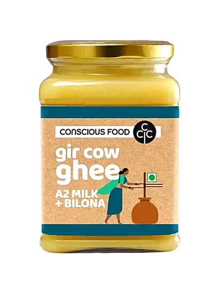 Conscious Food Gir Cow Ghee (500 G)-2219