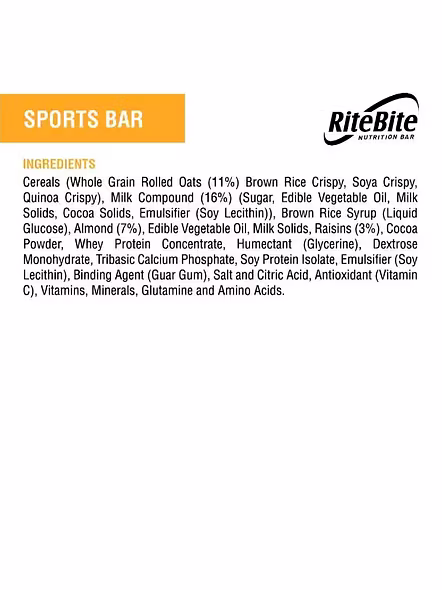 Rite Bite Sports Almond Mocha (40 G)-1