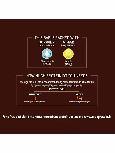 Rite Bite Max Protein Salt&amp;Caramel 10G Protein (50 G)-3