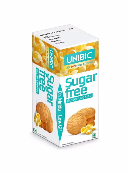 Unibic Sugar Free Butter Cookie (67 G)-1