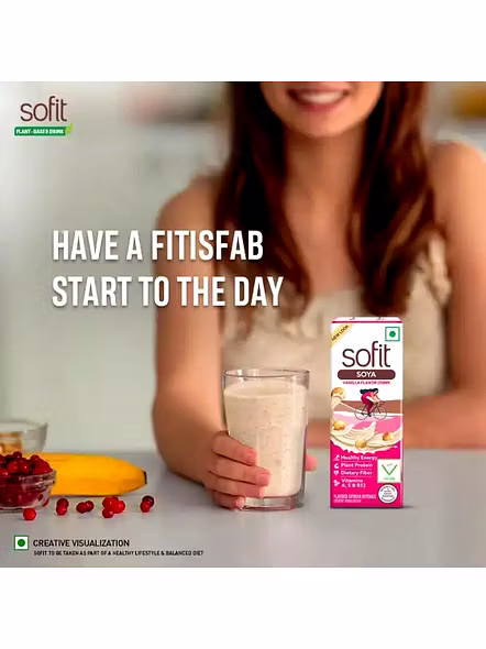 Sofit Soya Drink Vanilla (200 Ml)-1