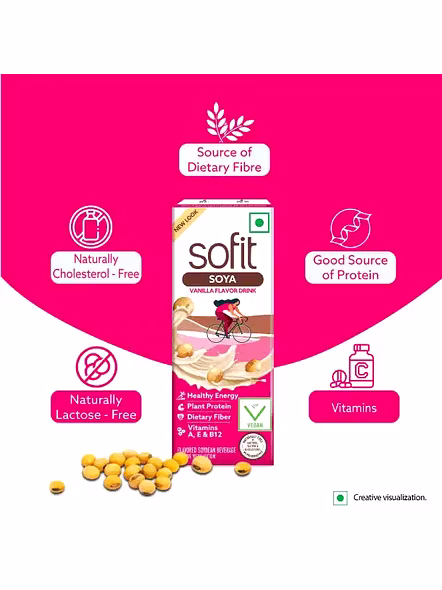 Sofit Soya Drink Vanilla (200 Ml)-2