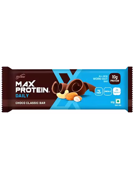 Rite Bite Max Protein Choco Classic Bar 10G Protein (50 G)-2242