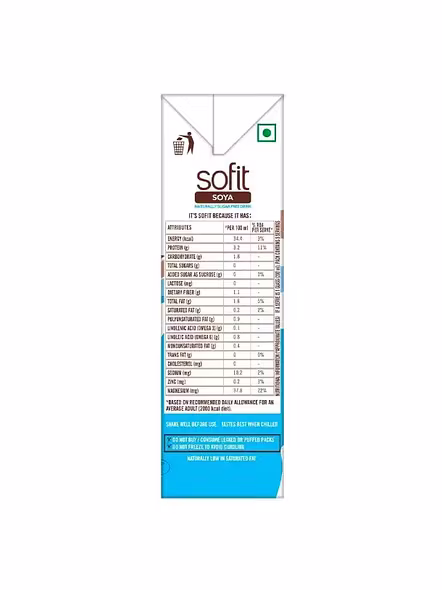 Sofit Soya Drink Natural (1 Lt)-3