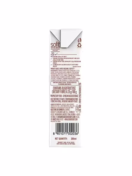Sofit Soya Drink Chocolate (200 Ml)-1