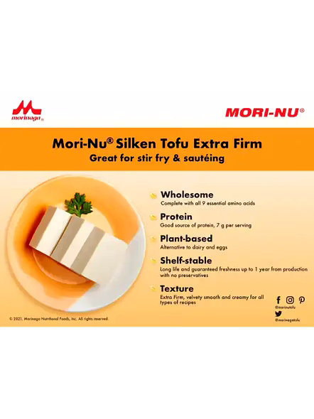 Mori-Nu Silken Tofu Extra Firm Yellow (347 G)-2
