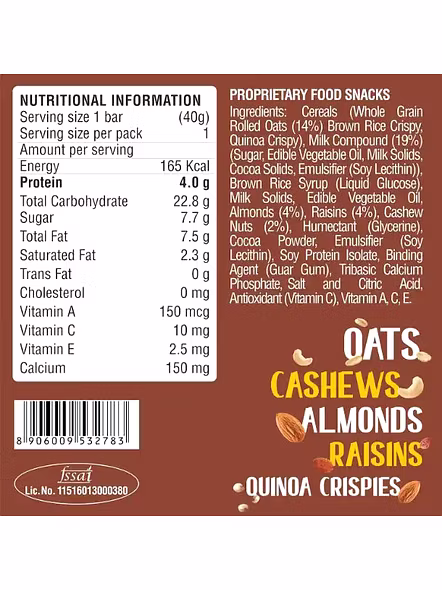 Rite Bite Choco Delite Almond Raisins (40 G)-1