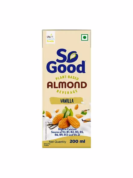 So Good Almond Milk Vanilla (200 Ml)-2256