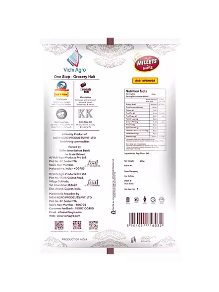 Millet&amp;More Ragi Kurmura (200 G)-1