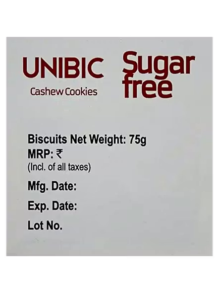 Unibic Sugar Free Cashew Butter Cookies (67 G)-3