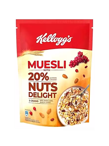 Kelloggs Muesli Nut Delight (500 G)-2279