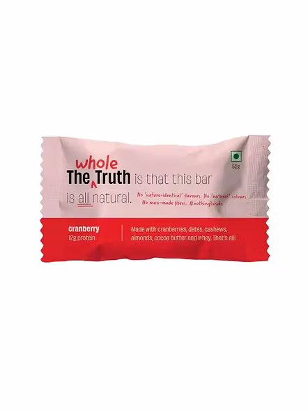 The Whole Truth Protein Bar Cranberry (52 G)-2305