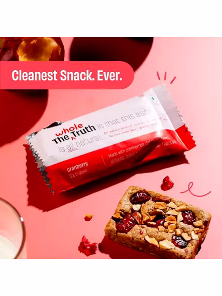 The Whole Truth Protein Bar Cranberry (52 G)-2