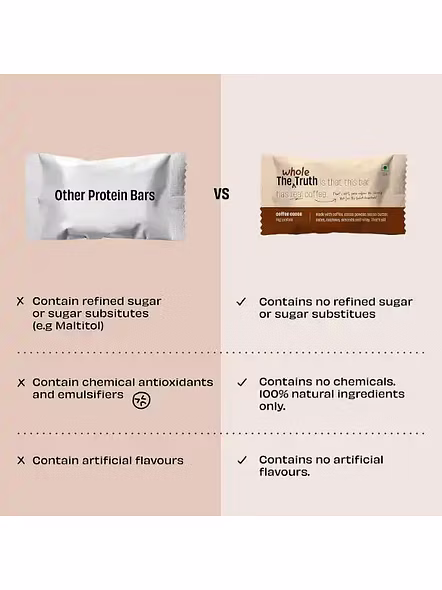The Whole Truth Protein Bar Coffee Cocoa (52 G)-1