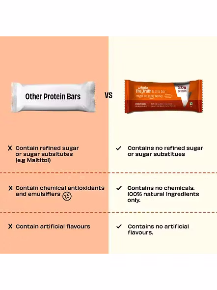 The Whole Truth Protein Bar Peanut Cocoa 20G Protein (67 G)-1