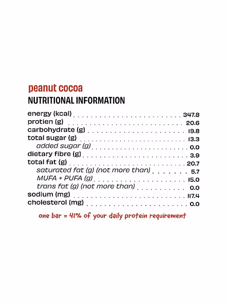 The Whole Truth Protein Bar Peanut Cocoa 20G Protein (67 G)-3