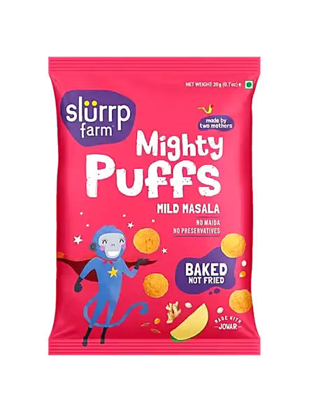 Slurrp Farm Puff Mild Masala (20 G)-2313