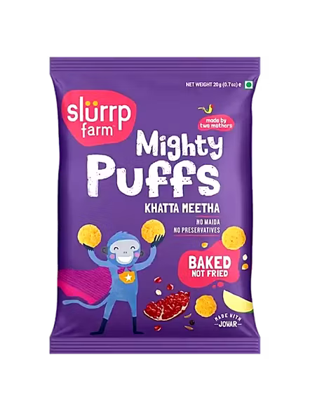 Slurrp Farm Puff Khatta Meetha (20 G)-2314