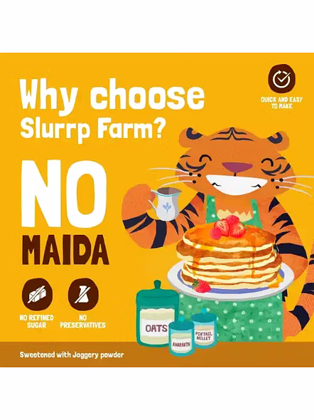 Slurrp Farm Pancake Mix Banana Choco (150 G)-1